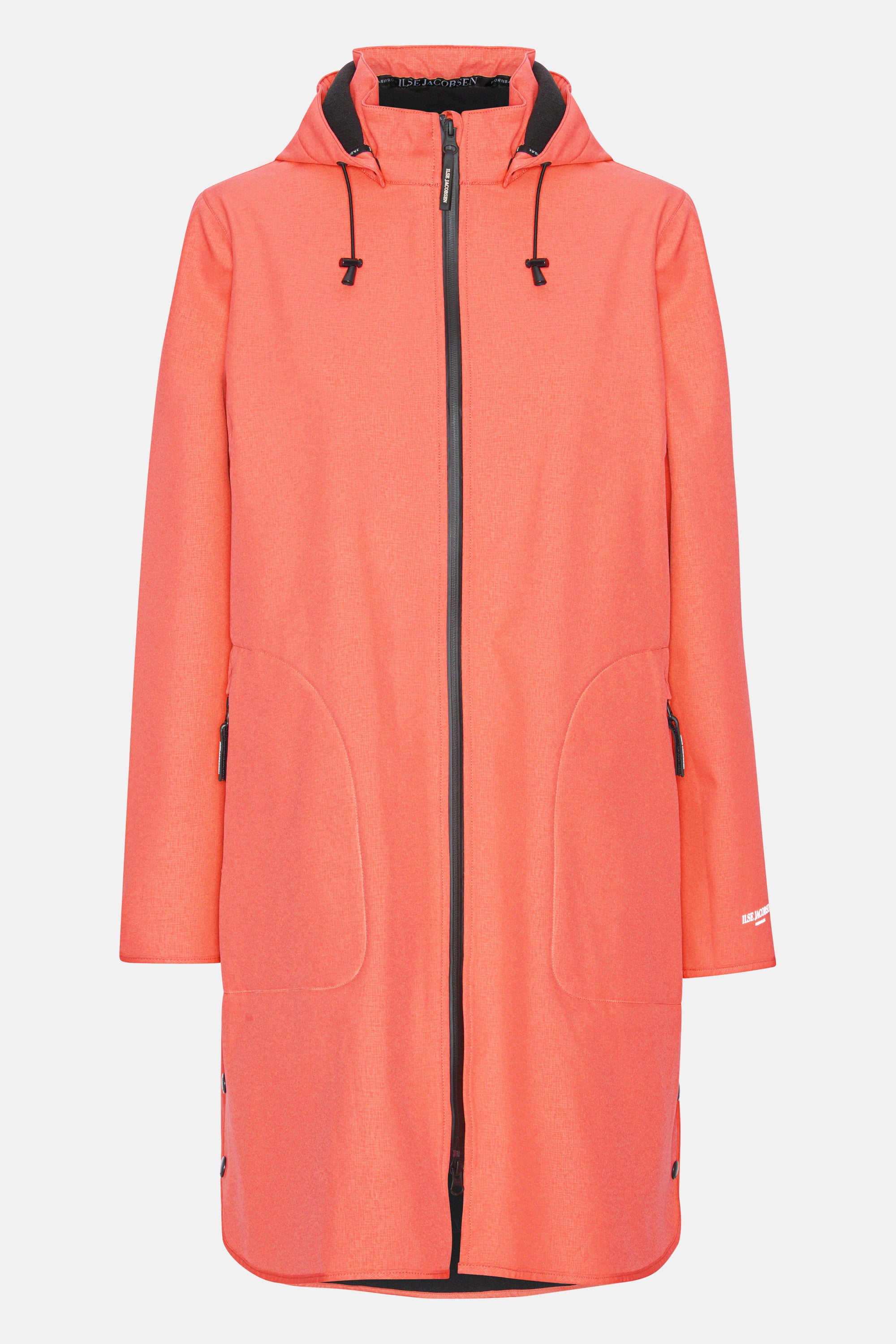 Softshell Regnjakke A-fasong - Spiced Coral